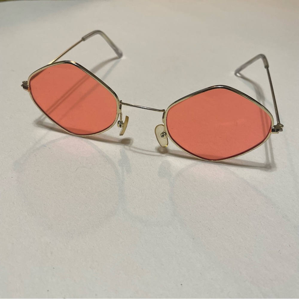 Stylish Pink peach orange Sunglasses